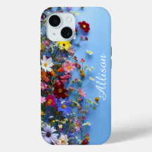 Wildblumen Personalisiert iPhone Case