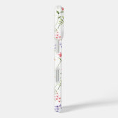 Wildblumen Personalisiert Name weiß Case-Mate iPhone Hülle (Rückseite / Rechts)