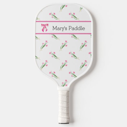 WILDBLUMEN Personalisiert Pickleball Schläger (Vorderseite)