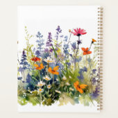 Wildblumen Personalisiert Planer (Rückseite)