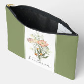 Wildblumen personalisiert zubehörtasche (Offen)