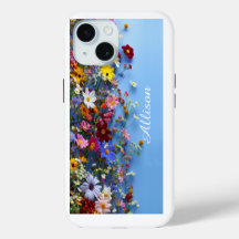 Wildblumen Personalisierte iPhone-Hülle