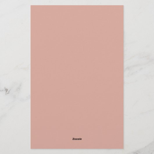 Wildblumen Personalisiertes Schreibpapier Briefpapier (Rückseite)