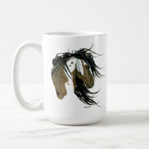 Wildblumen & Pferde DreamCatching Kunst von Bihrle Kaffeetasse