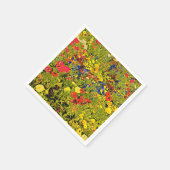 Wildblumen pflücken farbenfrohe Blume Festival Serviette (Ecke)