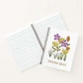 Wildblumen phantastisch Grace Notizblock (Innenseite)