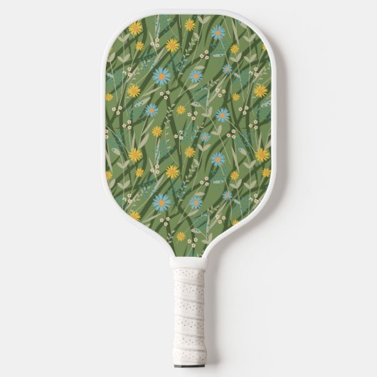Wildblumen Pickleball Schläger (Vorderseite)