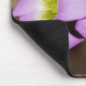 Wildblumen - Pink Oxalis Mouse Pad Mousepad (Ecke)
