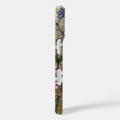 Wildblumen Pink White Gold Farbglas Illusion Case-Mate iPhone Hülle (Rückseite / Rechts)