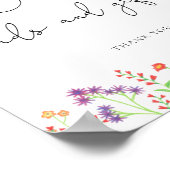 Wildblumen Poster (Ecke)