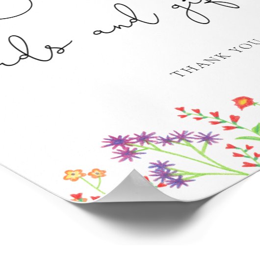 Wildblumen Poster (Ecke)