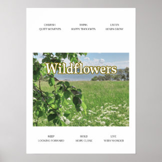 Wildblumen Poster