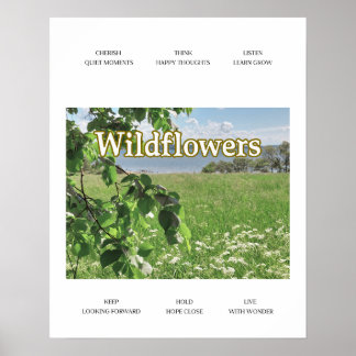 Wildblumen Poster