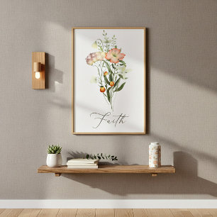 Wildblumen Poster