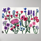 Wildblumen Poster (Vorne)