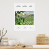 Wildblumen Poster (Küche)