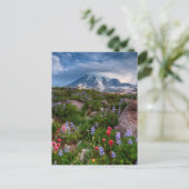 Wildblumen Postkarte (Stehend Vorderseite)