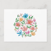 Wildblumen Postkarte (Vorderseite)