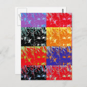 WILDBLUMEN POSTKARTE (Vorne/Hinten)