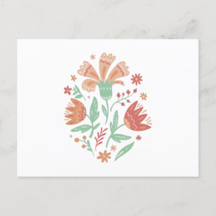 Wildblumen Postkarte