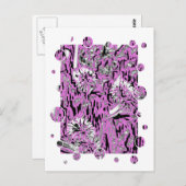 WILDBLUMEN POSTKARTE (Vorne/Hinten)