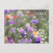 Wildblumen Postkarte (Vorderseite)