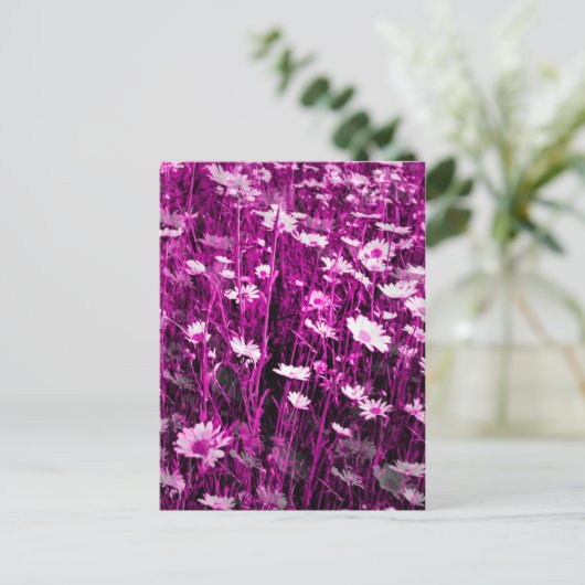 WILDBLUMEN POSTKARTE (Stehend Vorderseite)