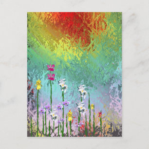 Wildblumen Postkarte