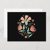 Wildblumen Postkarte (Vorne/Hinten)