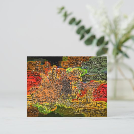 WILDBLUMEN POSTKARTE (Stehend Vorderseite)