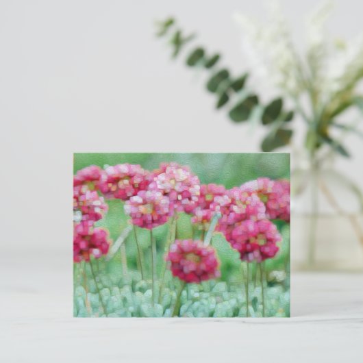 Wildblumen Postkarte (Stehend Vorderseite)