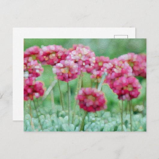 Wildblumen Postkarte (Vorne/Hinten)