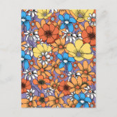 Wildblumen Postkarte (Vorderseite)