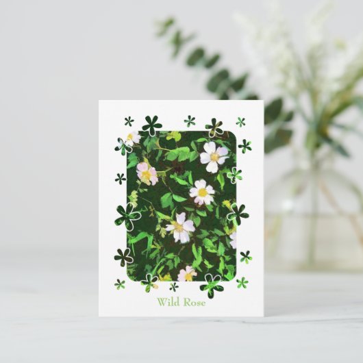 WILDBLUMEN POSTKARTE (Stehend Vorderseite)