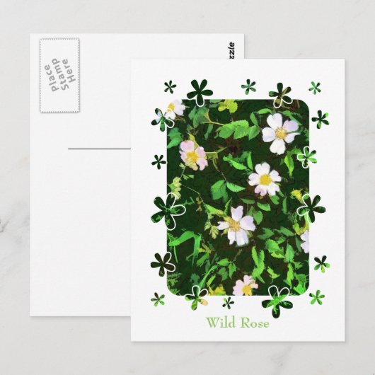 WILDBLUMEN POSTKARTE (Vorne/Hinten)
