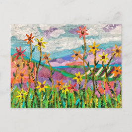 Wildblumen Postkarte
