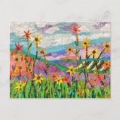 Wildblumen Postkarte (Vorderseite)
