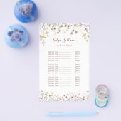 Wildblumen Preisliste Flyer (Einzeln)