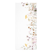 Wildblumen-Preisliste Rackkarte Werbekarte (Hinten)