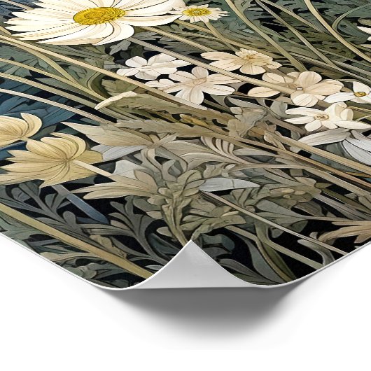 Wildblumen Print Poster (Ecke)