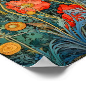 Wildblumen Print Poster (Ecke)