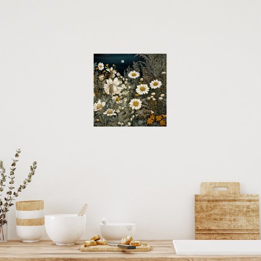 Wildblumen Print Poster (Küche)