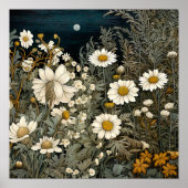 Wildblumen Print Poster (Vorne)