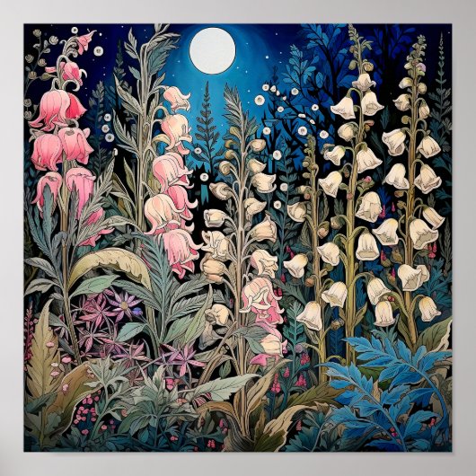 Wildblumen Print Poster (Vorne)