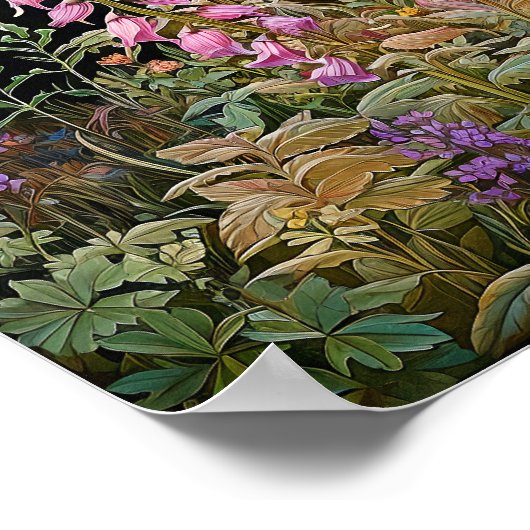 Wildblumen Print Poster (Ecke)
