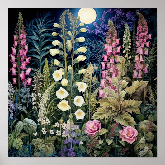 Wildblumen Print Poster (Vorne)