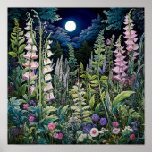 Wildblumen Print Poster (Vorne)