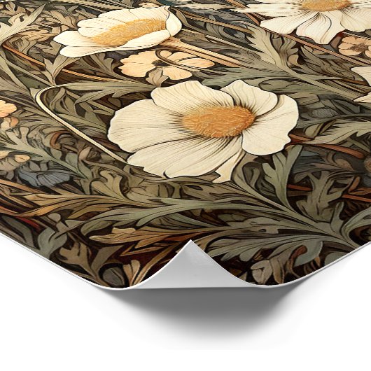 Wildblumen Print Poster (Ecke)