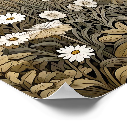 Wildblumen Print Poster (Ecke)