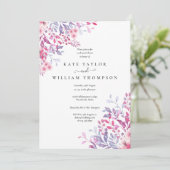 Wildblumen Probe Einladung (Stehend Vorderseite)